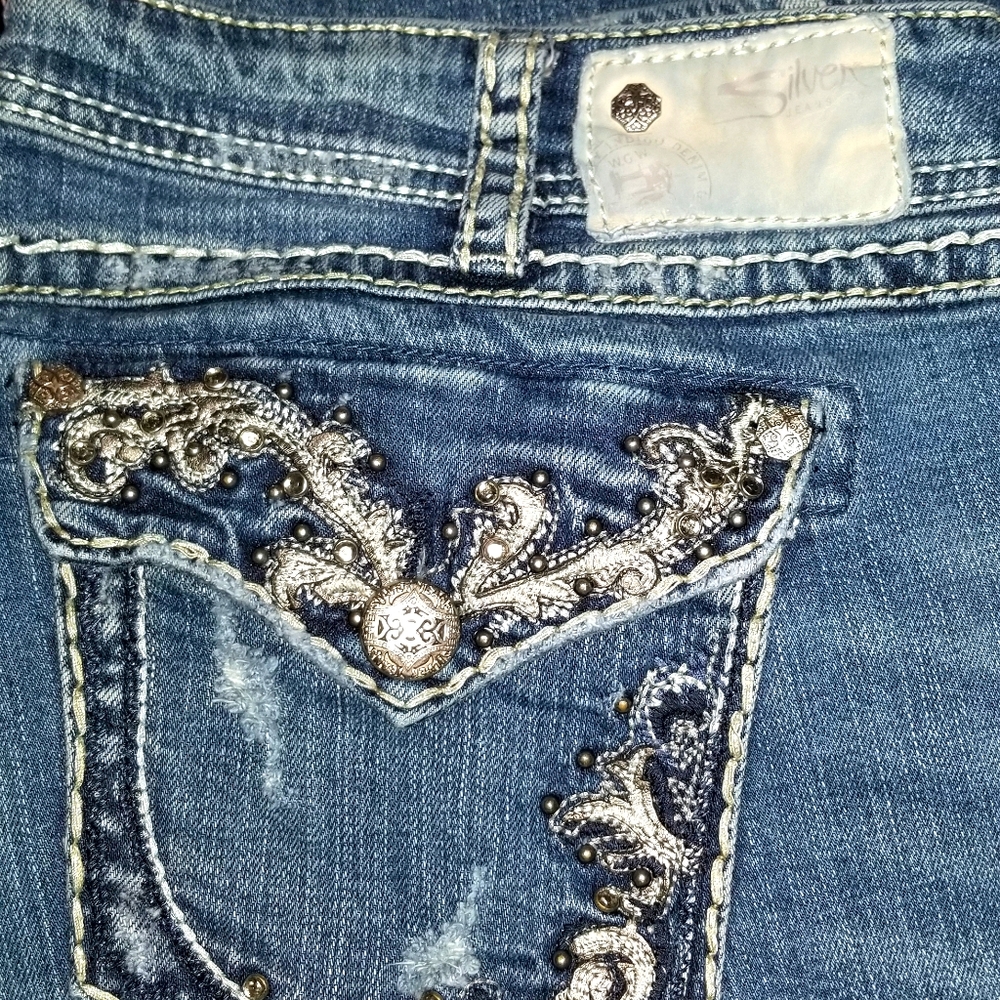 Silver Jeans Suki Flap Pocket